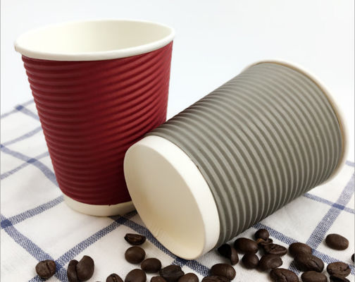 16 أوقية حليب شاي يمكن التخلص منها مزدوجة الجدار قابلة للتحلل كرافت ورقة الكؤوس
