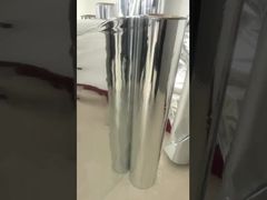 عرض فيلم معدني PE ناعم 12 ميكرون للفواكه مثل التفاح والعنب، فيلم عاكس للفواكه تجريبي