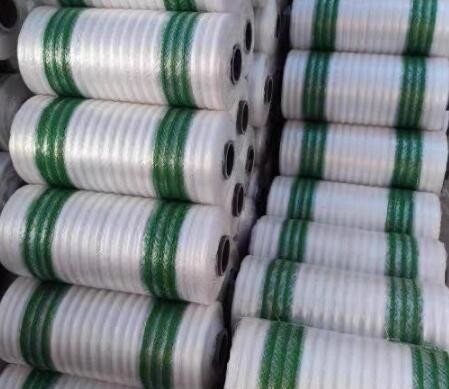 البكر HDPE الزراعة السيلاج بيل لف الشبكة ، مستديرة بيل شبكة تغذية بيل حشائش بيل شبكة حركية