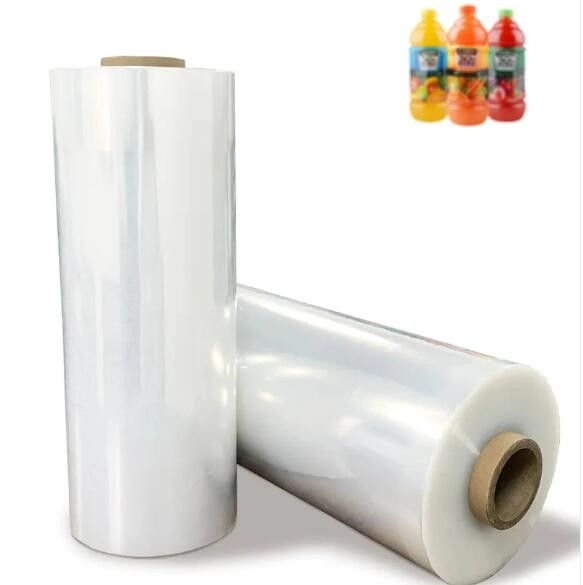 لفة فيلم متقلص من PVC للحرارة الملصقات تغليف البروتينات البودرة الزجاجات العصير العلب المائية المشروبات الزجاجية